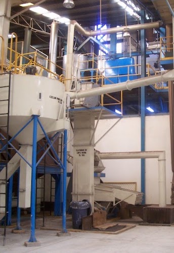 Planta de elaboración de café soluble